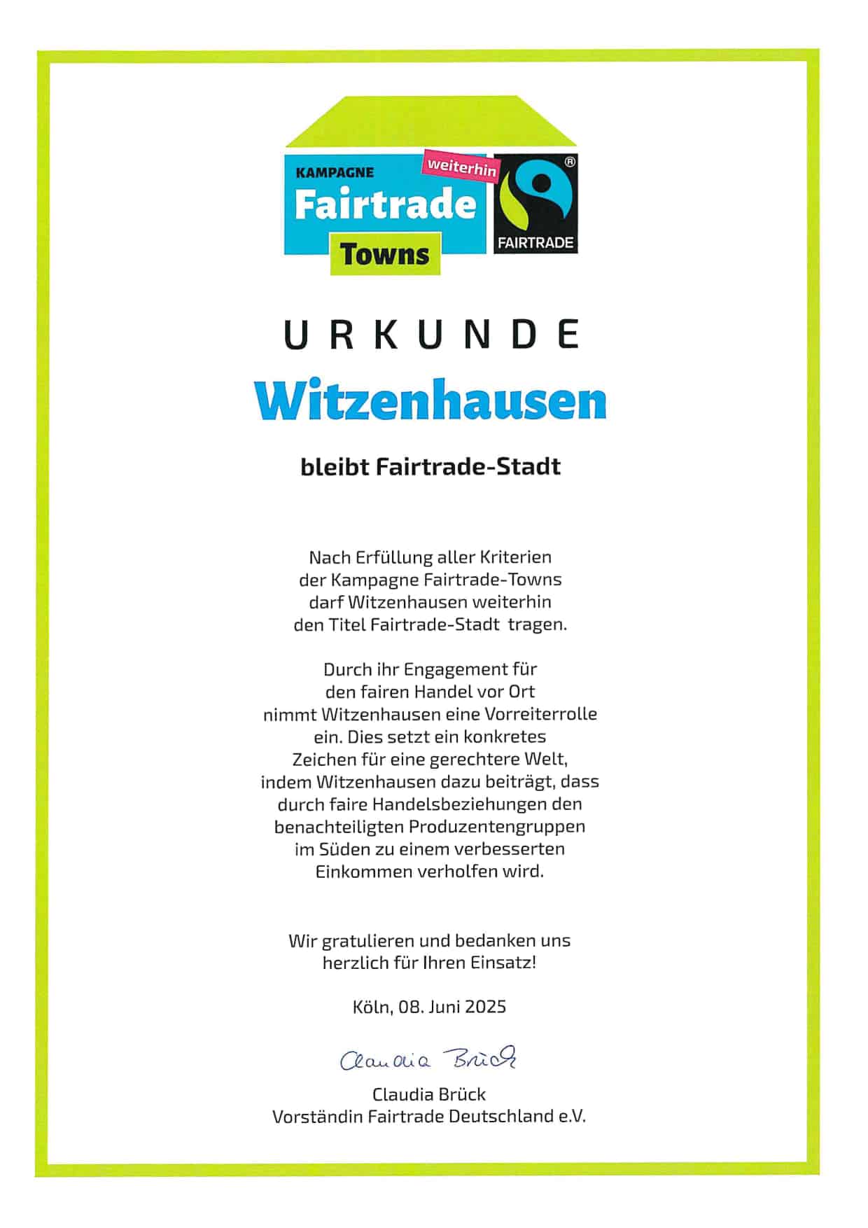 Fairtrade Town