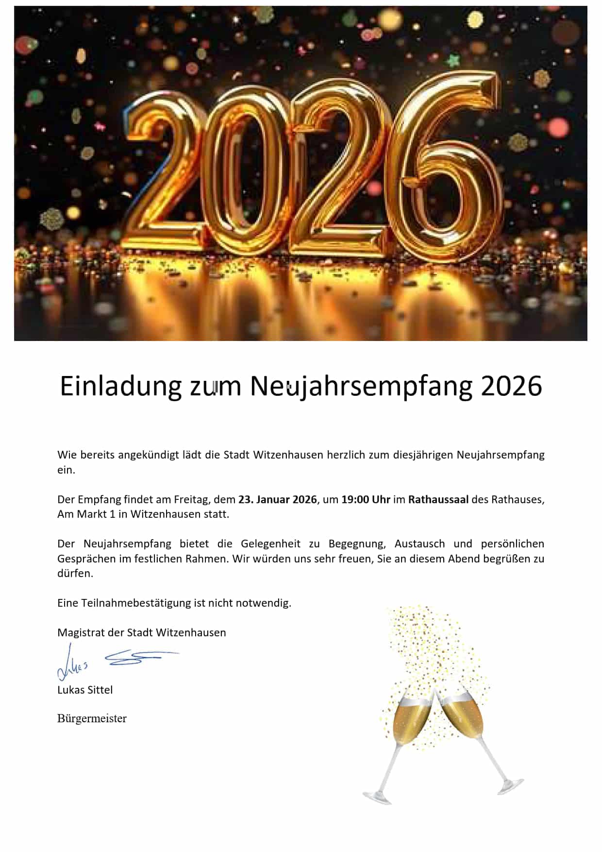 Neujahrsempfang